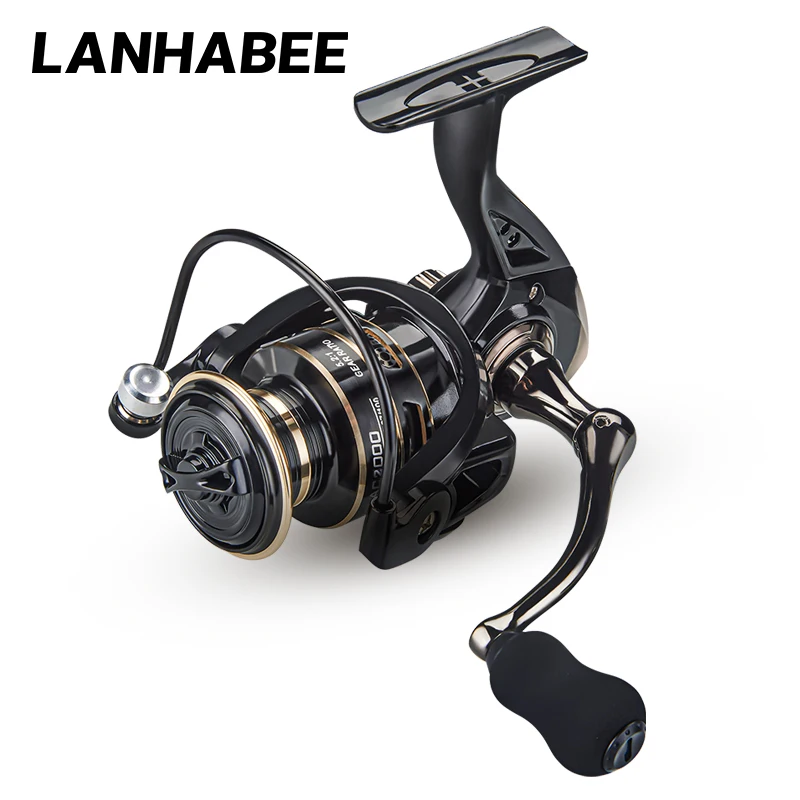 LANHABEE Lightweight Fishing reel Saltwater All Metal 3+1BB 5.2:1 CNC Rocker Arm Freshwater Fishing Equipment Spinning Reel
LANHABEE Lightweight Fishing reel Saltwater All Metal 3+1BB 5.2:1 CNC Rocker Arm Freshwater Fishing Equipment Spinning Reel