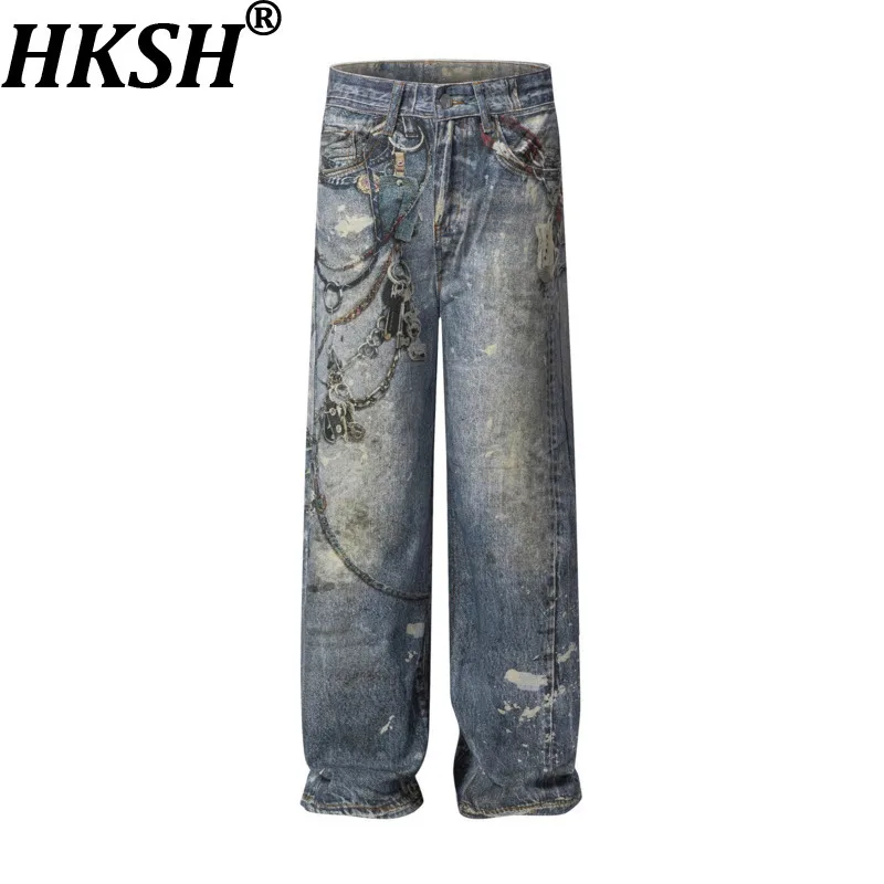 HKSH Spring New Men Tide Punk Style 3D Printed Graffiti Wide-leg Mid-Waist Slim Denim Pants Straight-leg Casual Jeans Ins A20191
HKSH Spring New Men Tide Punk Style 3D Printed Graffiti Wide-leg Mid-Waist Slim Denim Pants Straight-leg Casual Jeans Ins A20191