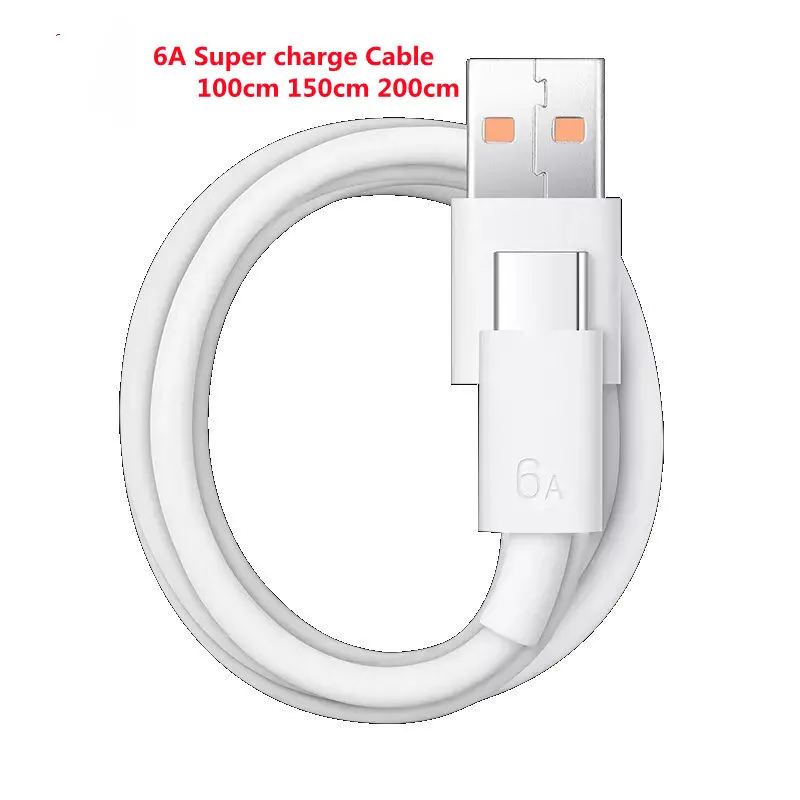 For Huawei 66W 88W 100W Max Supercharge Type C Cable 6A Quick Charging Charger Line For P60 P50 Pro Nova 13 12 Mate 60 40 30 Pro
For Huawei 66W 88W 100W Max Supercharge Type C Cable 6A Quick Charging Charger Line For P60 P50 Pro Nova 13 12 Mate 60 40 30 Pro