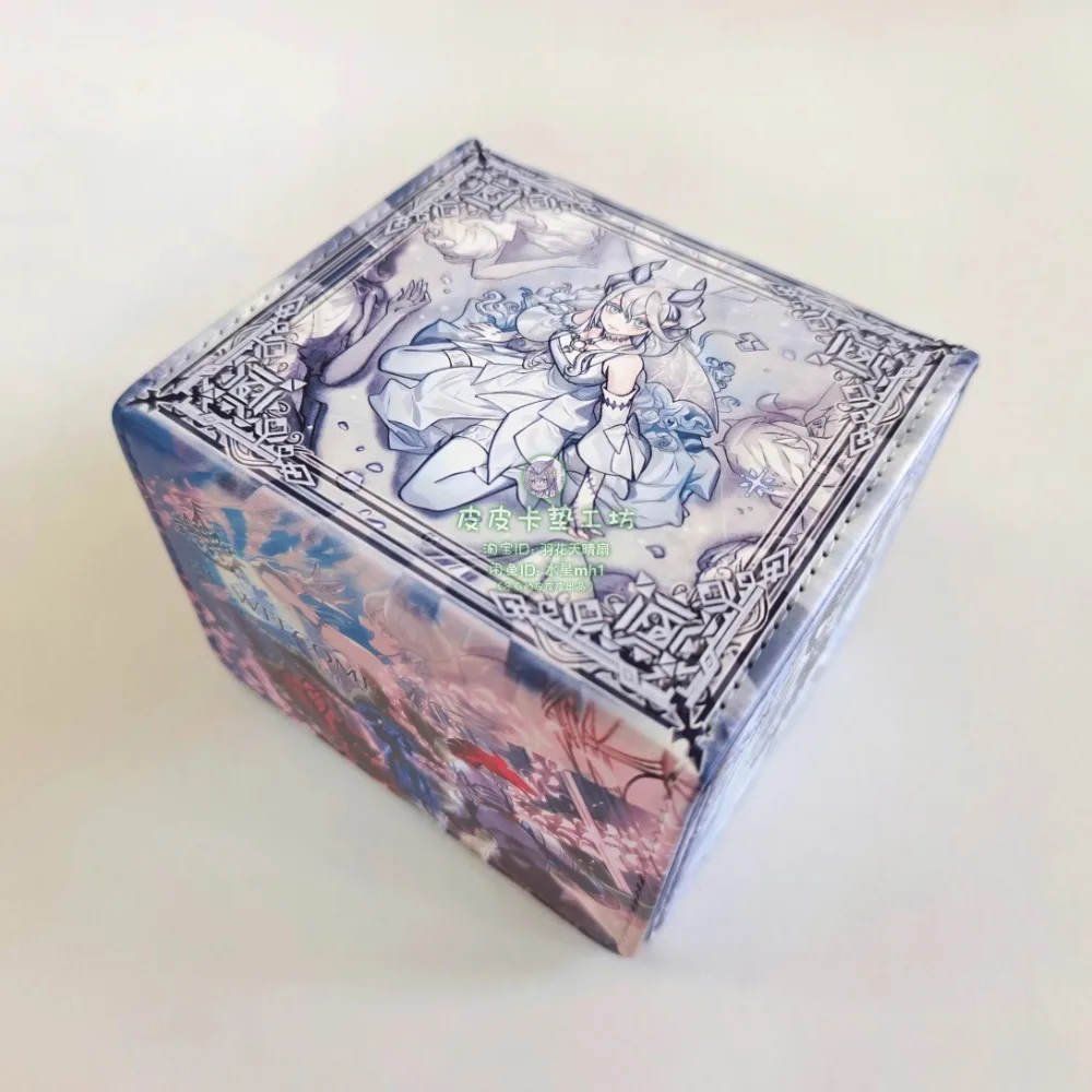DIY Yu-Gi-Oh! Labrynth Theme Card Box Self Made Deck Box Lovely Silver Castle Flip Deck Case Animation OCG Card Storage Box
DIY Yu-Gi-Oh! Labrynth Theme Card Box Self Made Deck Box Lovely Silver Castle Flip Deck Case Animation OCG Card Storage Box