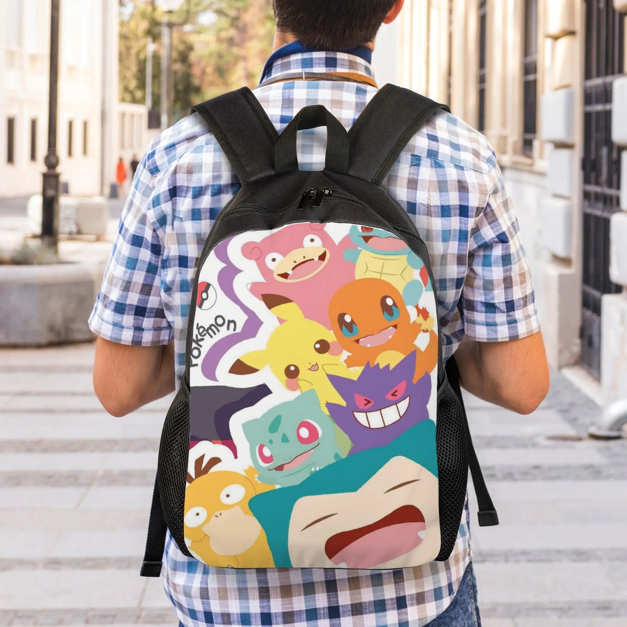 Pokemon Book Pack Back to school season Snorlax 3 Good Quality Backpack
Pokemon Book Pack Back to school season Snorlax 3 Good Quality Backpack
