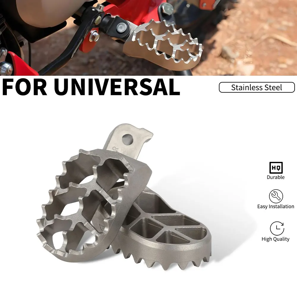 Footrest Foot Pegs Motorcycles For YAMAHA HONDA KAWASAKI Footpegs Rests Pedals Motorcross Parts Electric Bike Off-Road E-Bike
Footrest Foot Pegs Motorcycles For YAMAHA HONDA KAWASAKI Footpegs Rests Pedals Motorcross Parts Electric Bike Off-Road E-Bike