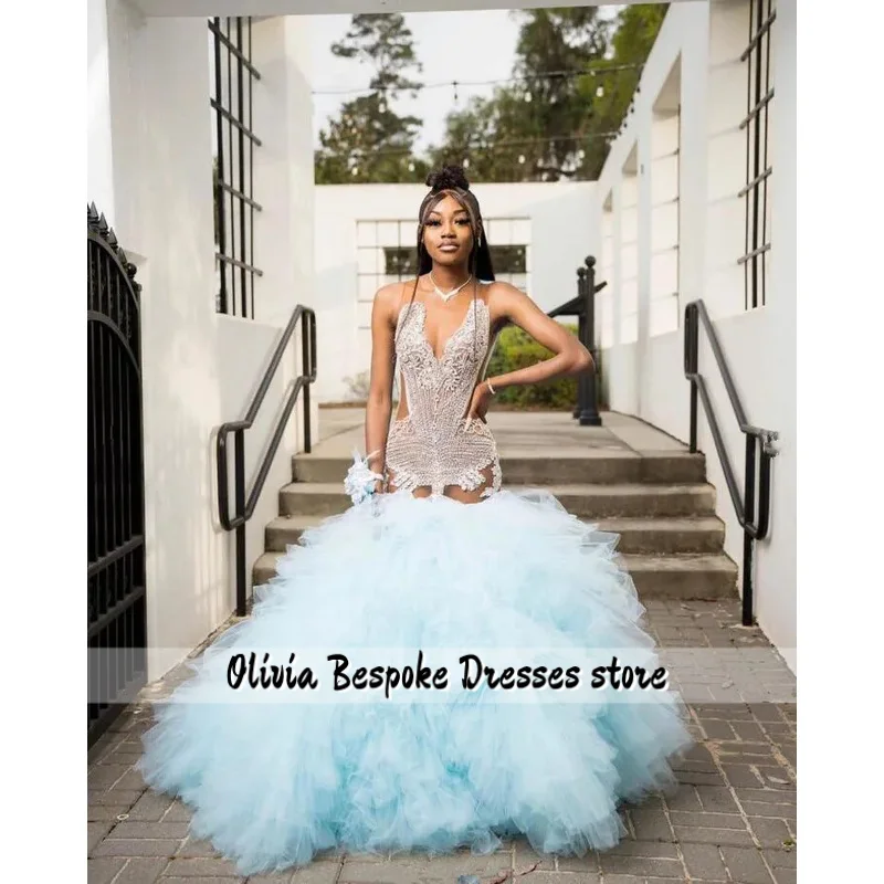 Мятно-синее африканское платье-русалка для выпускного вечера для женщин, роскошное платье с кристаллами и бисером для темнокожих девушек, праздничное платье на день рождения, вечерние платья на заказ
Мятно-синее африканское платье-русалка для выпускного вечера для женщин, роскошное платье с кристаллами и бисером для темнокожих девушек, праздничное платье на день рождения, вечерние платья на заказ