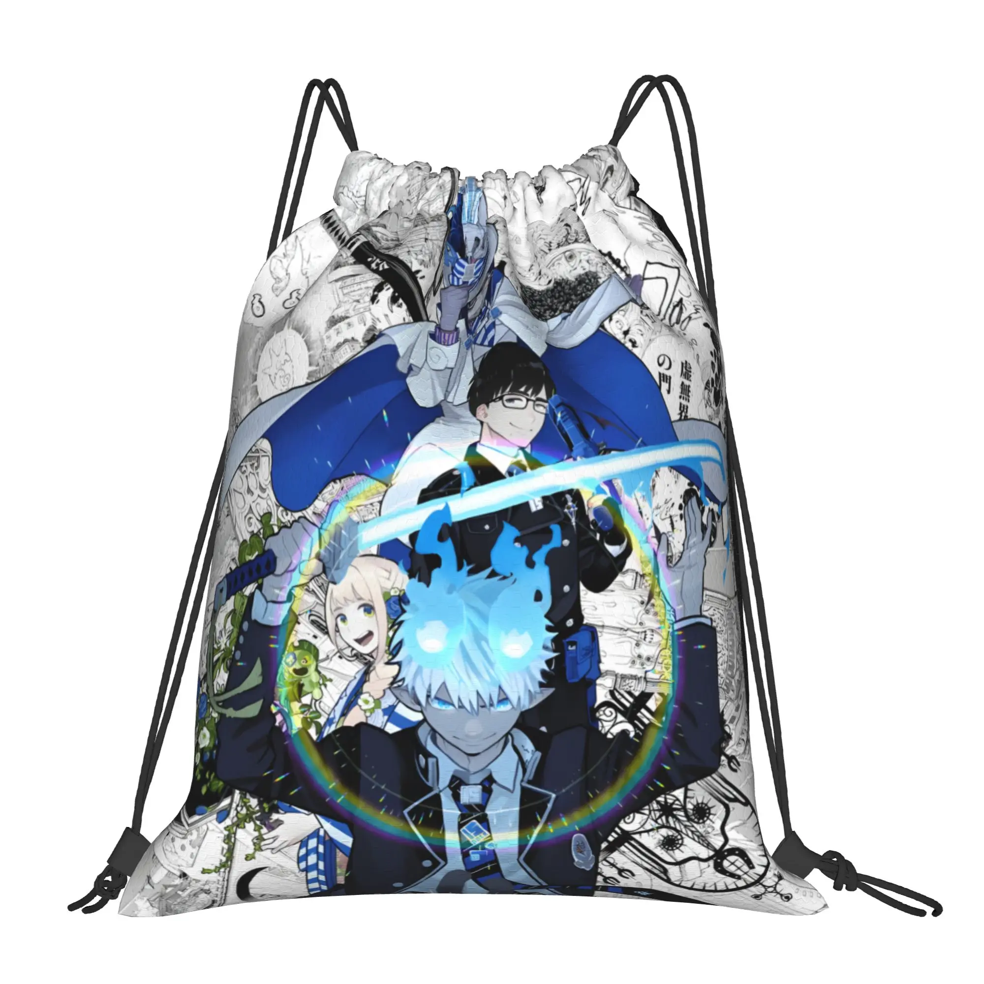 1 pc Rin & Kuro Blue Exorcist Print Drawstring Bags Men Women Storage Backpack Teenager Travel Bag
1 pc Rin & Kuro Blue Exorcist Print Drawstring Bags Men Women Storage Backpack Teenager Travel Bag