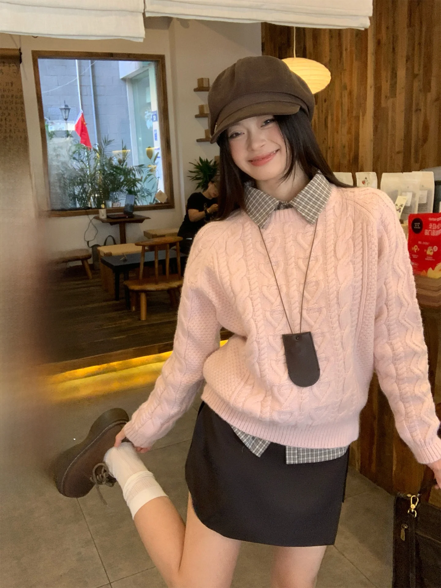 Song Zhengen Women's Thi Knitted Loose Sweater round Ne Pullover Winter Faion Casual Comfortable High-End Feeling Top
Song Zhengen Women's Thi Knitted Loose Sweater round Ne Pullover Winter Faion Casual Comfortable High-End Feeling Top
