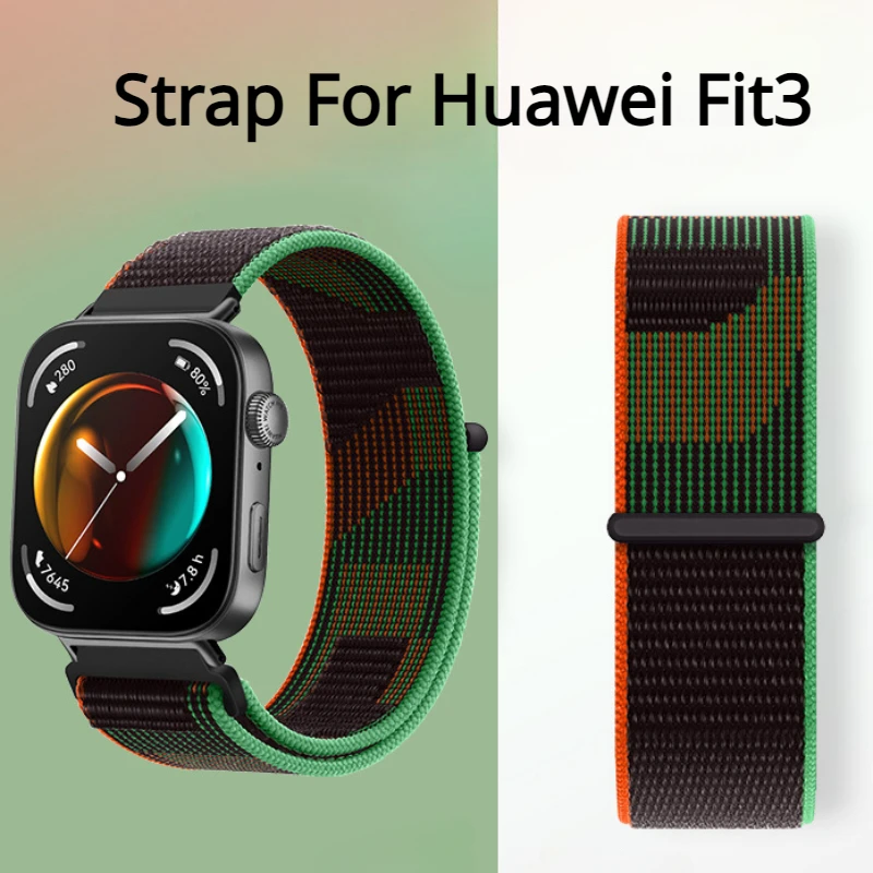 Новинка 2024, нейлоновый тканый ремешок для Huawei Watch Fit3, цветной нейлоновый ремешок для наручных часов Huawei FIT3, цветной модный браслет
Новинка 2024, нейлоновый тканый ремешок для Huawei Watch Fit3, цветной нейлоновый ремешок для наручных часов Huawei FIT3, цветной модный браслет