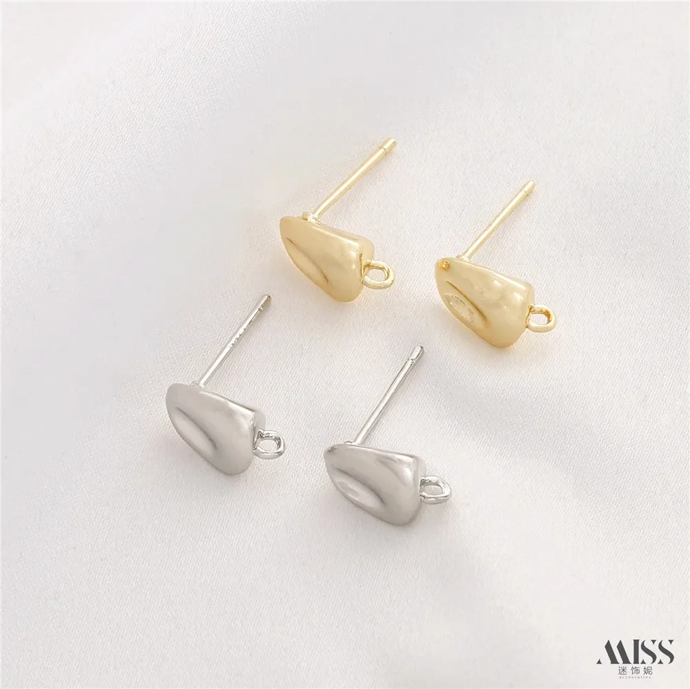 14K Gold-plated 925 Silver Needle Coffee Beans with Hanging Rings Earrings DIY Handmade Earrings Accessories Materials
14K Gold-plated 925 Silver Needle Coffee Beans with Hanging Rings Earrings DIY Handmade Earrings Accessories Materials