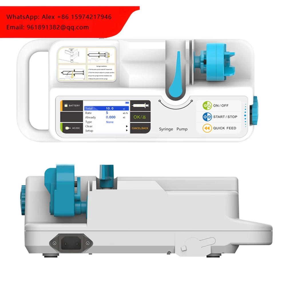 Sep Especial SP950 Syringe Pump Iv Infusion Pump Medical Syringe Pump
Sep Especial SP950 Syringe Pump Iv Infusion Pump Medical Syringe Pump