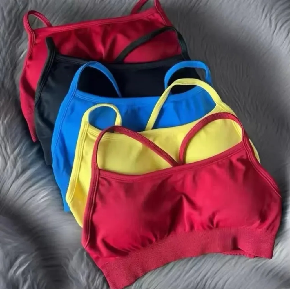 Backless Sports Bra with Logo Women Seamless Yoga Top Bra Medium Support Padded Gym Crop Top Stretch Fitness Sports Top
Backless Sports Bra with Logo Women Seamless Yoga Top Bra Medium Support Padded Gym Crop Top Stretch Fitness Sports Top