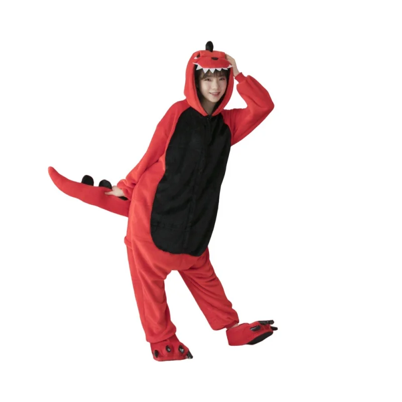 Red Dinosaur Beast Jumpsuit Night-clothes Mature Trendy Individual Endearing Comfortable Cold-proof Fluffy Women's Home Wear
Red Dinosaur Beast Jumpsuit Night-clothes Mature Trendy Individual Endearing Comfortable Cold-proof Fluffy Women's Home Wear