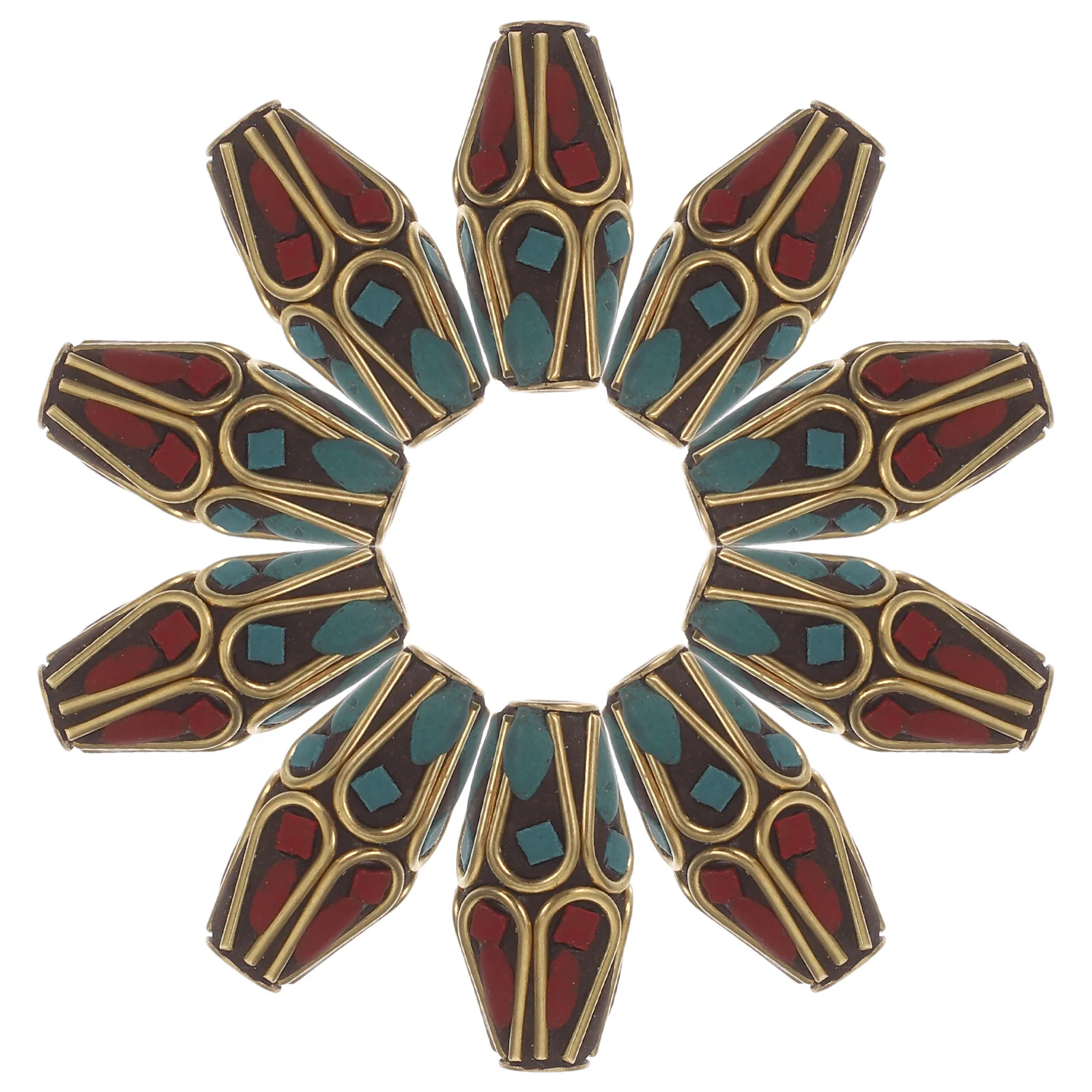 10Pcs Nepal Tibetan Copper Spacer Beads Vintage Style DIY Supplies for Jewelry Making Bracelets Necklaces Earrings
10Pcs Nepal Tibetan Copper Spacer Beads Vintage Style DIY Supplies for Jewelry Making Bracelets Necklaces Earrings