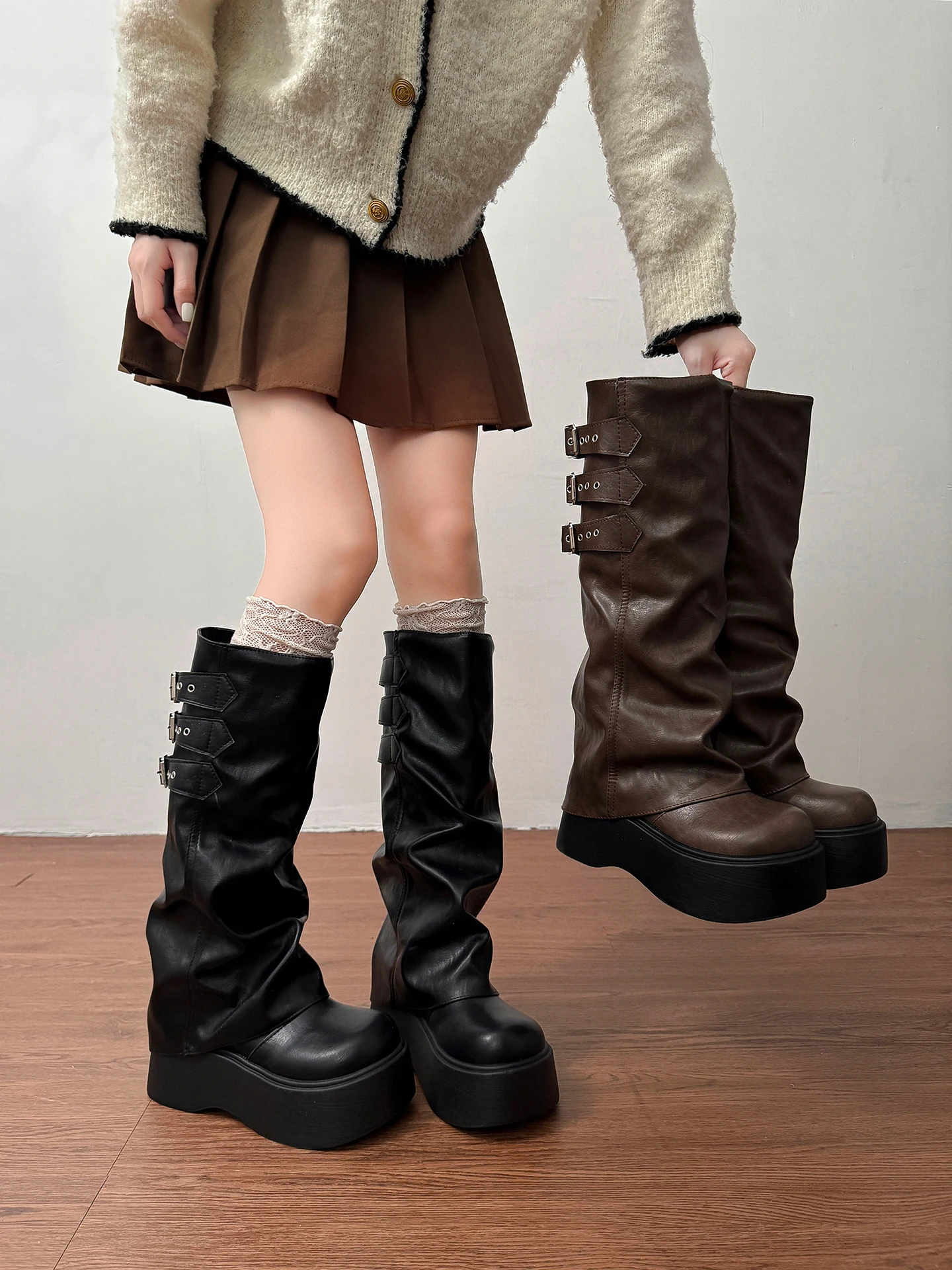 Trendy Thi Bot Knee High Boots Women's Autumn Winter New High Waist Slim Knight Boots Street Sle Ultrine Fiber
Trendy Thi Bot Knee High Boots Women's Autumn Winter New High Waist Slim Knight Boots Street Sle Ultrine Fiber