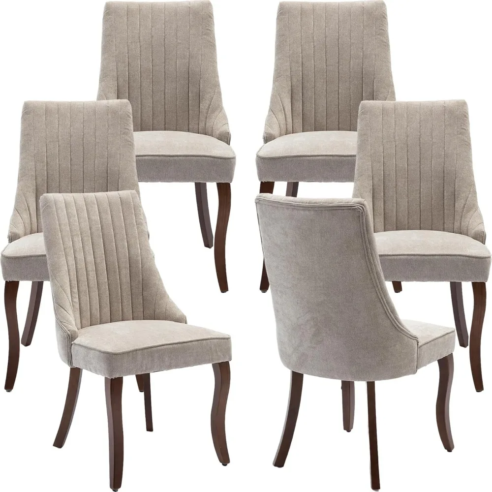 Mid Century Modern Dining Chairs Set of 6, Beige Fabric Upholstered Kitchen & Dining Room Chairs Set of 6
Mid Century Modern Dining Chairs Set of 6, Beige Fabric Upholstered Kitchen & Dining Room Chairs Set of 6