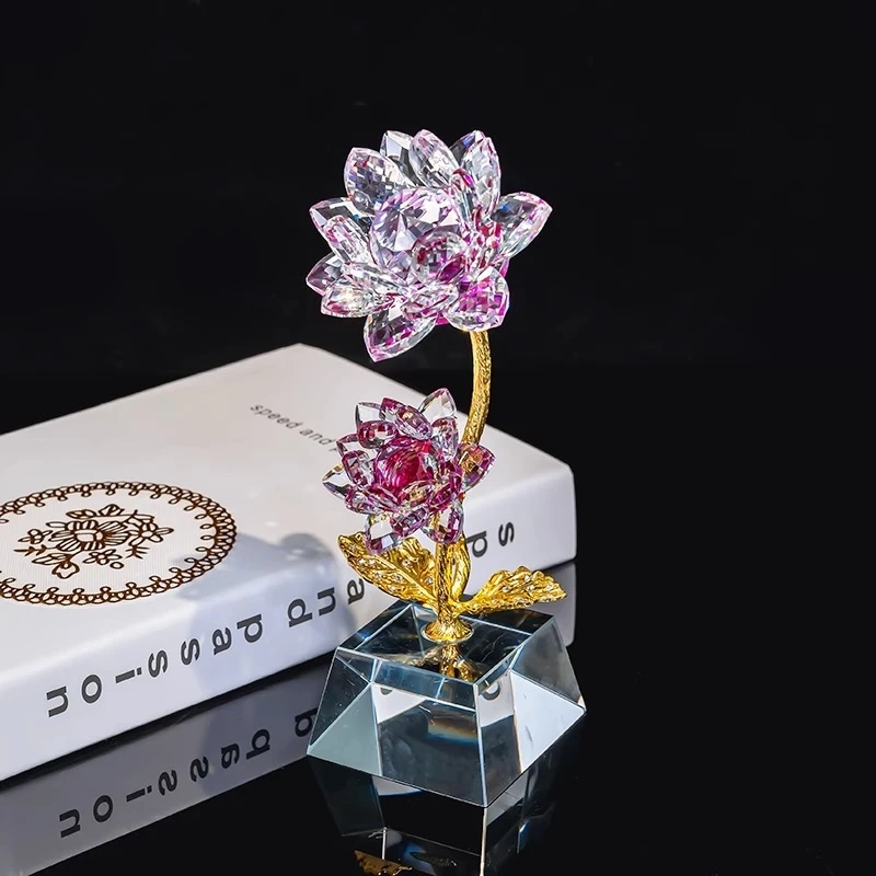 Provide custom luxury feng shui crystal statues, artisan crafts wholesale, factory cut lotus flowers
Provide custom luxury feng shui crystal statues, artisan crafts wholesale, factory cut lotus flowers