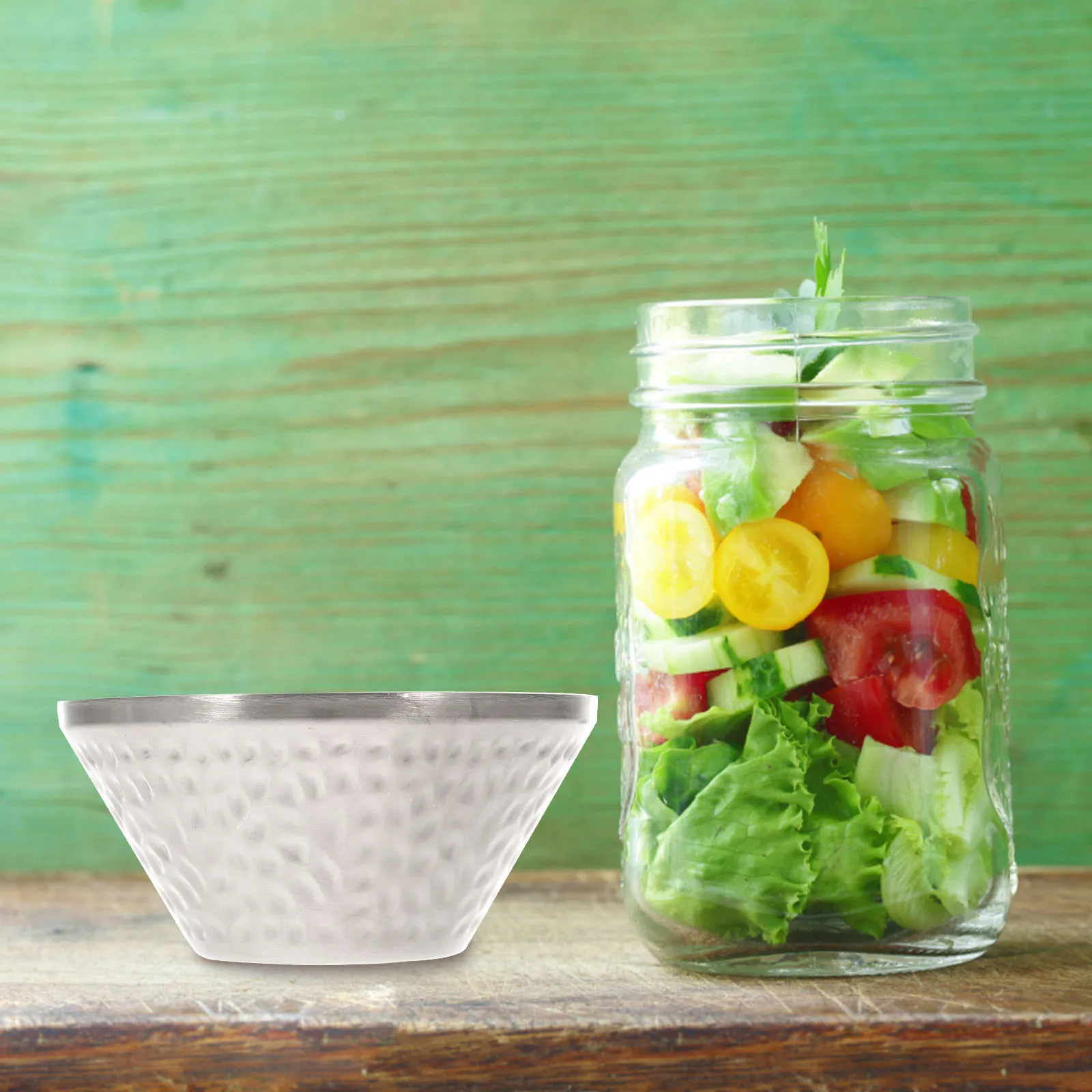 Stainless Steel Salad Bowl Mixing Bowls for Kitchen Large Ramen Small Portable Noodle Lunch
Stainless Steel Salad Bowl Mixing Bowls for Kitchen Large Ramen Small Portable Noodle Lunch