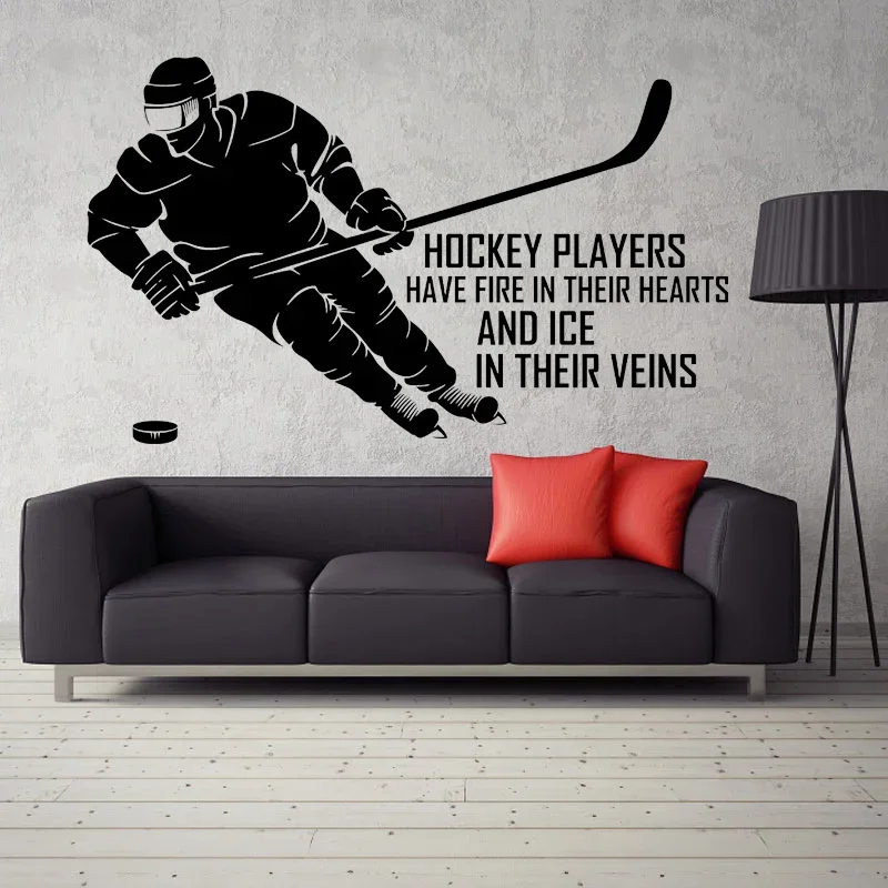 Motivational Quotes Sport Hockey Player Wall Stickers Vinyl Art Home Decor Kids Boys Room Inspirational Decals Decoration G036
Motivational Quotes Sport Hockey Player Wall Stickers Vinyl Art Home Decor Kids Boys Room Inspirational Decals Decoration G036