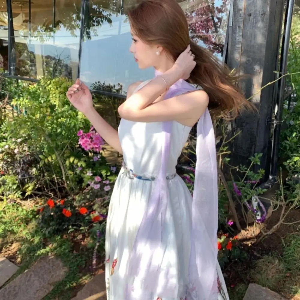 Thin Long Silk Scarf Adjustable Elegant Chiffon Silk Scarf Pink/purple Clothing Accessories Ribbon Neckerchief Beach
Thin Long Silk Scarf Adjustable Elegant Chiffon Silk Scarf Pink/purple Clothing Accessories Ribbon Neckerchief Beach