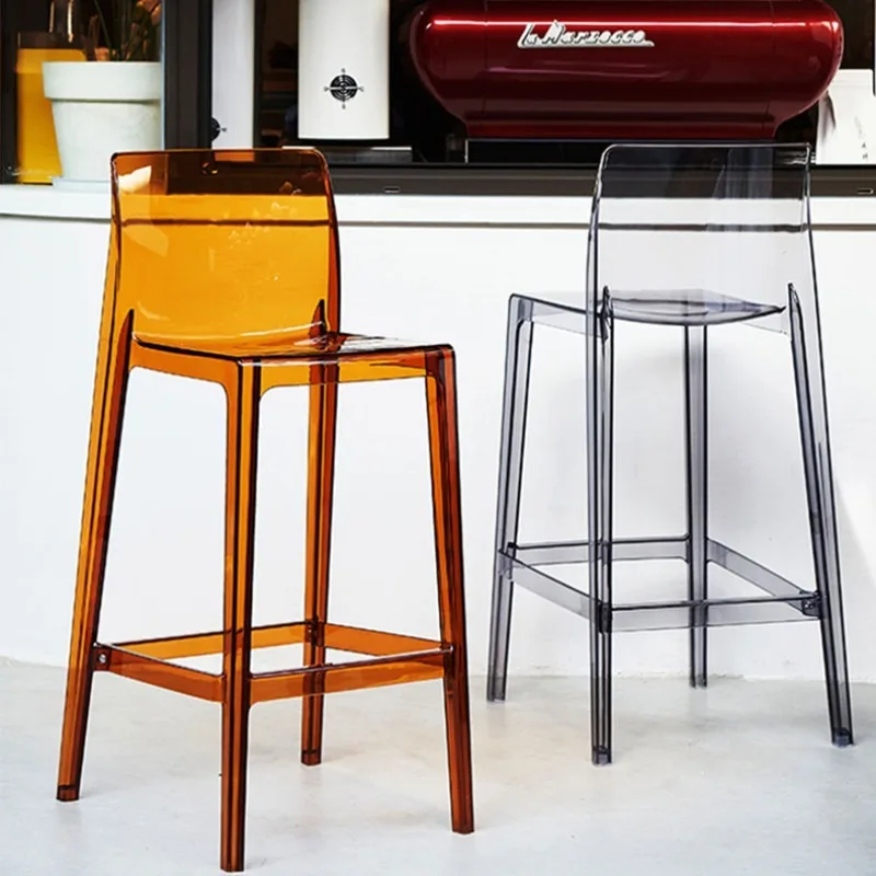 Acrylic transparent bar chair Internet celebrity home high stool Modern simple high chair Nordic style plastic crystal bar stool
Acrylic transparent bar chair Internet celebrity home high stool Modern simple high chair Nordic style plastic crystal bar stool