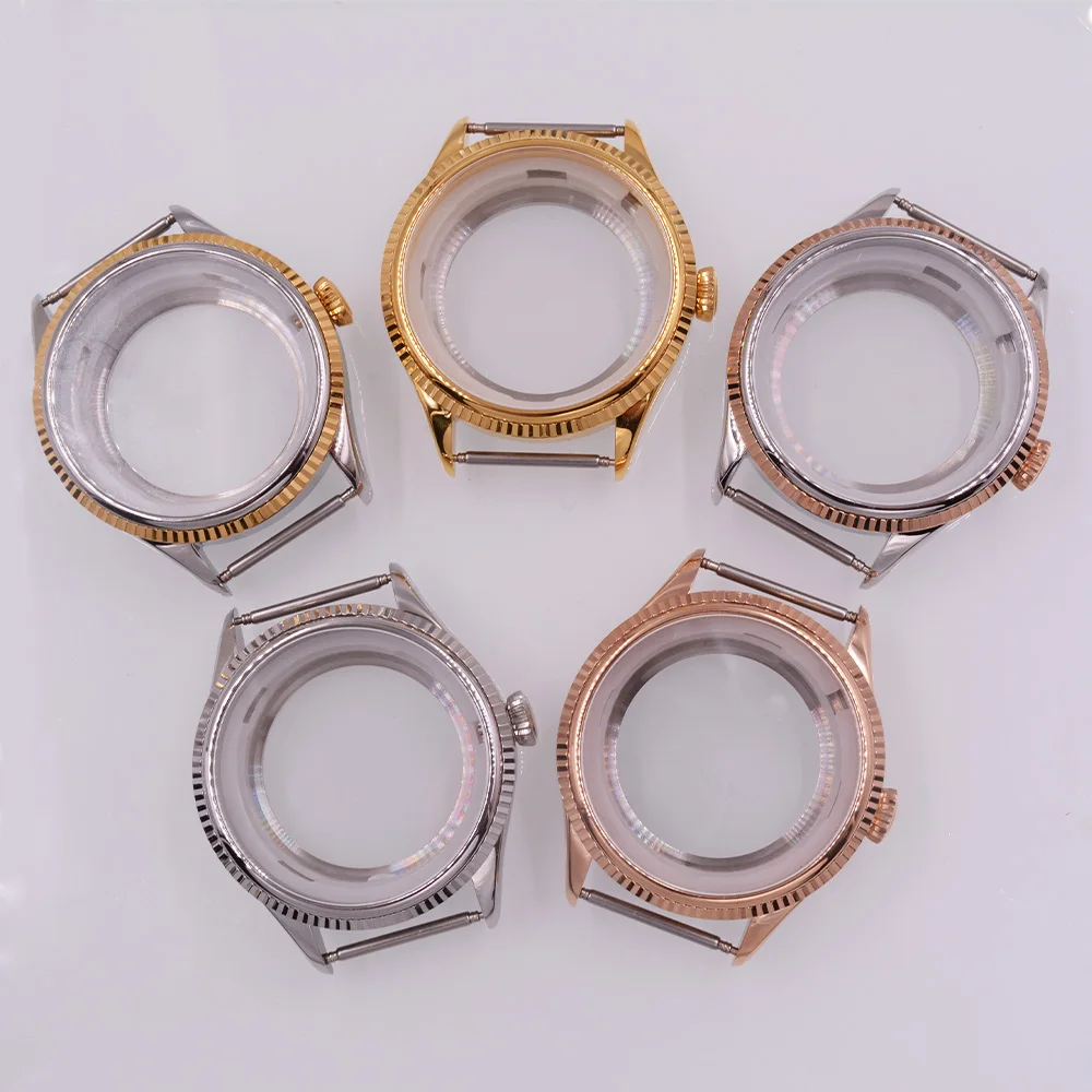 39mm Watch Case Sapphire glass Silver/Gold/Rose gold Case Fit NH35 NH36 NH34 Movement
39mm Watch Case Sapphire glass Silver/Gold/Rose gold Case Fit NH35 NH36 NH34 Movement