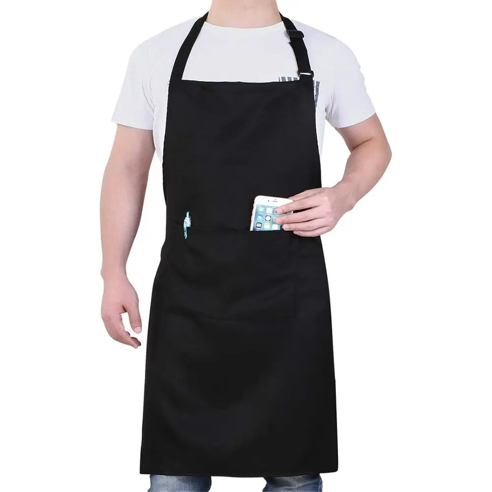 Apron Men and Women - 33 x 27 Large with 38 Waist Ties, Comfy, Lightweight, 2 Pockets, Cooking Essentials - 1-Pack, Black
Apron Men and Women - 33 x 27 Large with 38 Waist Ties, Comfy, Lightweight, 2 Pockets, Cooking Essentials - 1-Pack, Black
