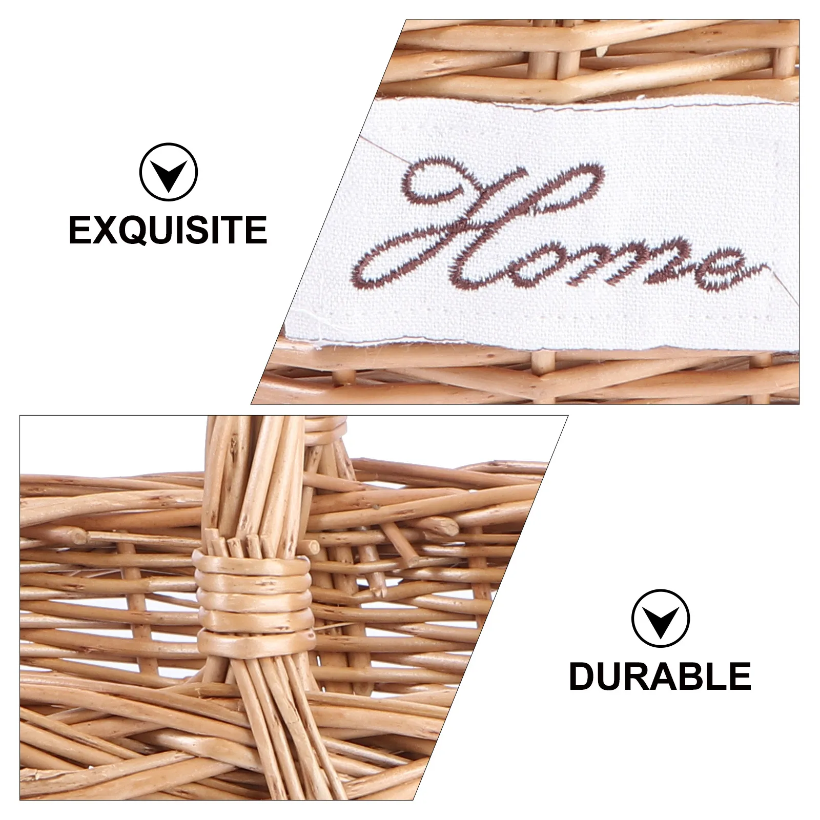 1Pcs Willow Woven Picnic Basket Brown Portable Outdoor Storage Holder Multifunctional Fruit Vegetable Flower Tote Household
1Pcs Willow Woven Picnic Basket Brown Portable Outdoor Storage Holder Multifunctional Fruit Vegetable Flower Tote Household