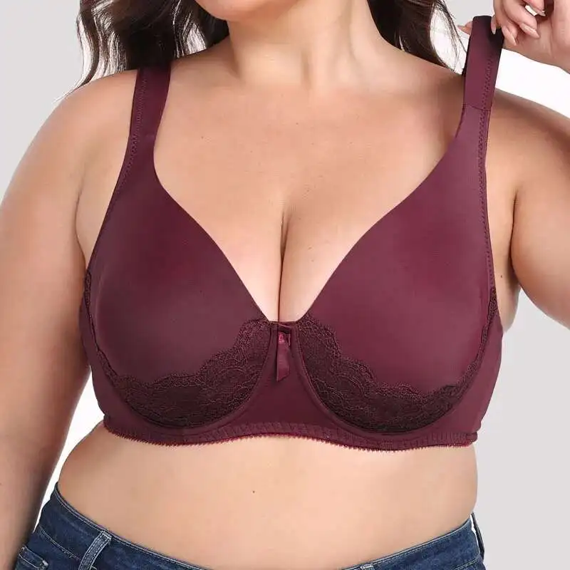 Ultra-thin Full Cup Wide Shoulder Strap Large Size Bra Underwear Brasier Mujer 85 90 95 C D Brassiere Femme
Ultra-thin Full Cup Wide Shoulder Strap Large Size Bra Underwear Brasier Mujer 85 90 95 C D Brassiere Femme