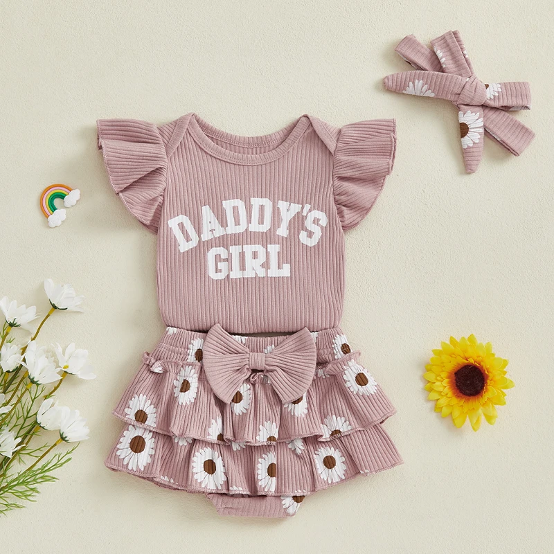 Adorable Toddler Girl Floral Print Romper with Matching Shorts and Bow Headband 3 Piece Outfit Set for Summer Fun
Adorable Toddler Girl Floral Print Romper with Matching Shorts and Bow Headband 3 Piece Outfit Set for Summer Fun