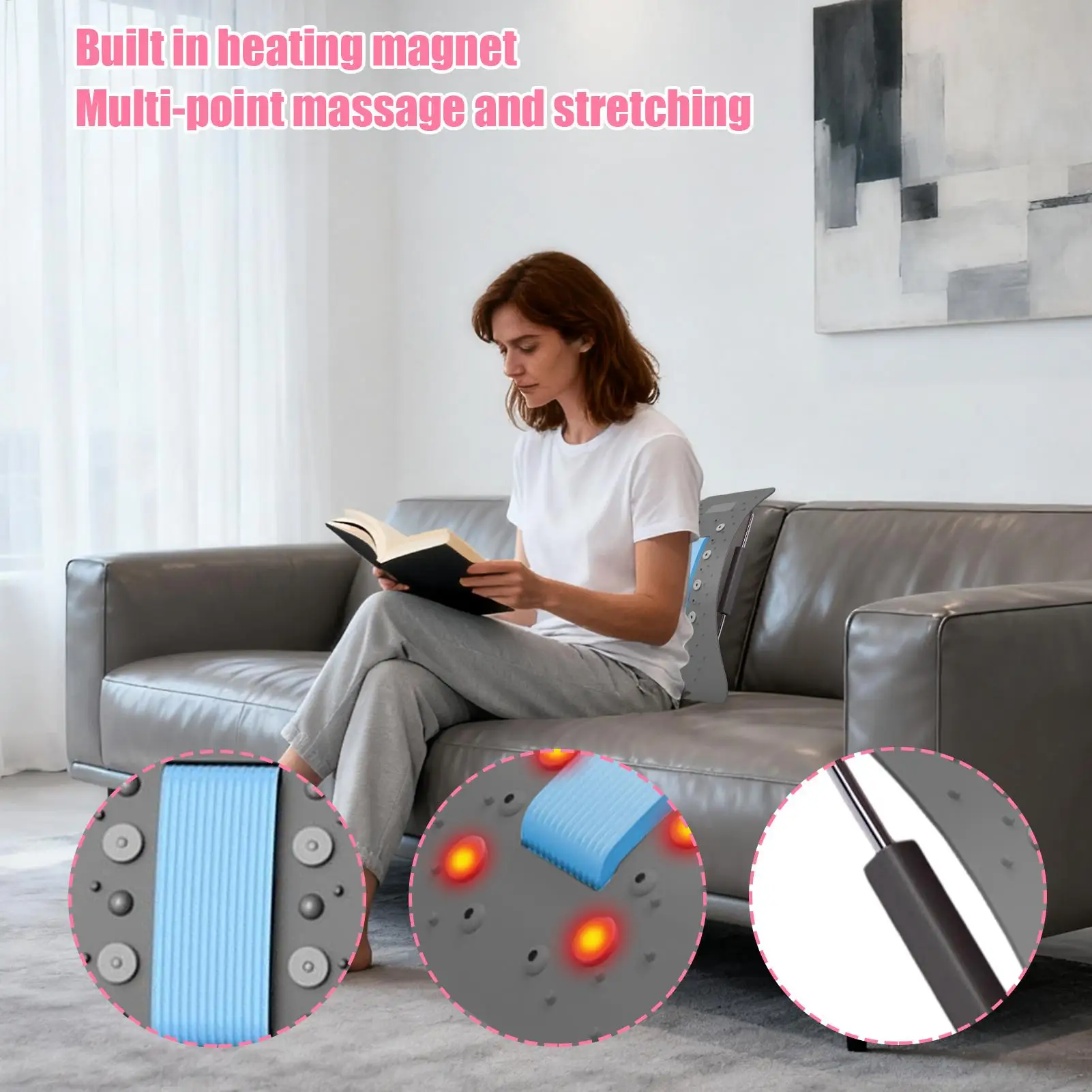 Поясничная доска для спины, регулируемый массажер, тяговая растяжка, носилки для поясницы, устройство для растрескивания спины для женщин, шейный отдел позвоночника
Поясничная доска для спины, регулируемый массажер, тяговая растяжка, носилки для поясницы, устройство для растрескивания спины для женщин, шейный отдел позвоночника