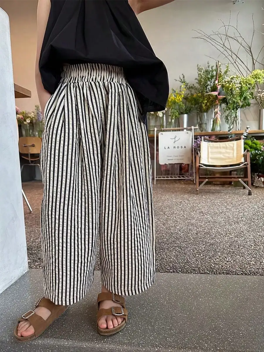 Girls Loose Straight Leg Pants Soft Lightweight Versatile Trousers Summer Casual Bottoms For Teen Girls Daily Outdoor Wear
Girls Loose Straight Leg Pants Soft Lightweight Versatile Trousers Summer Casual Bottoms For Teen Girls Daily Outdoor Wear