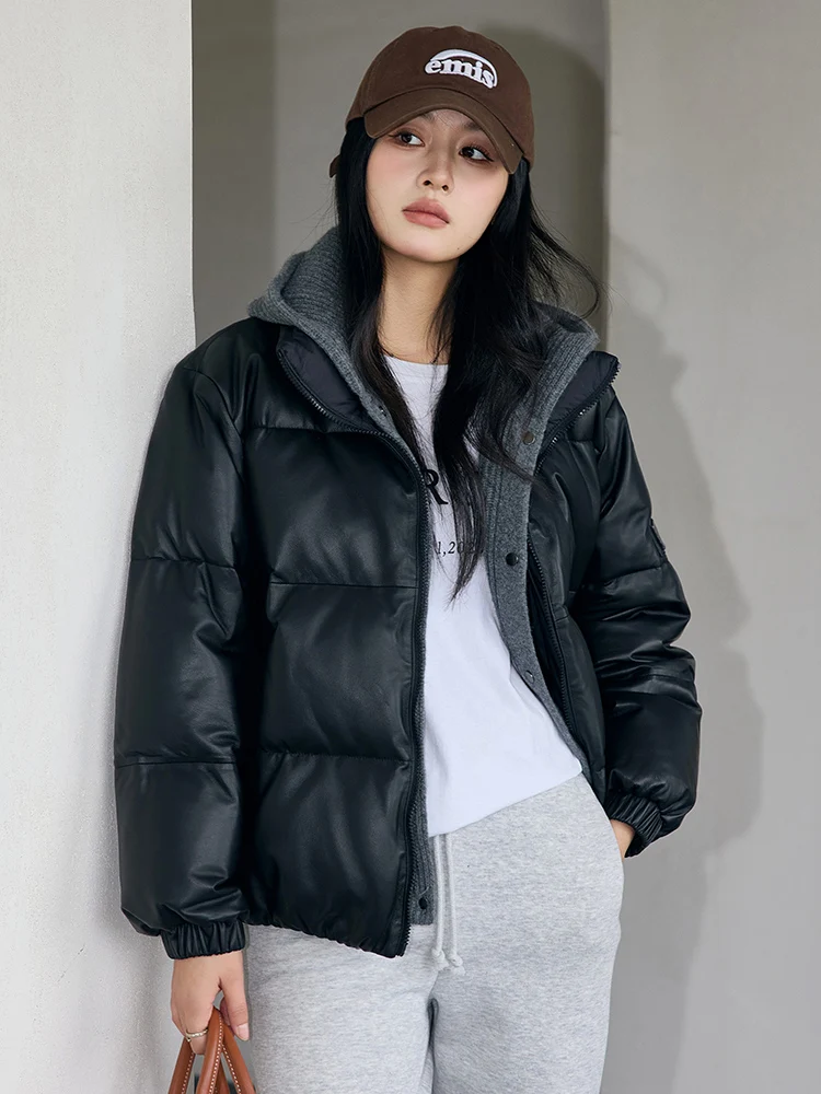 Fluffy Warm Genuine Leather Down Jacket for Women High-end Simple Removable Cashmere Hooded Real Sheepskin White Goose Down Coat
Fluffy Warm Genuine Leather Down Jacket for Women High-end Simple Removable Cashmere Hooded Real Sheepskin White Goose Down Coat