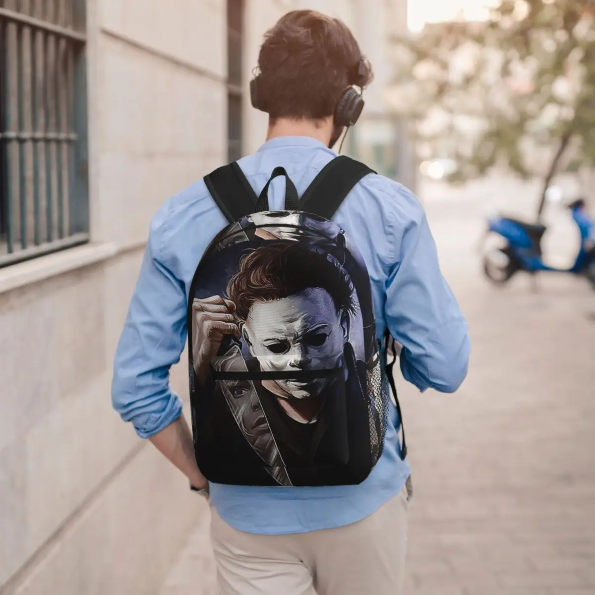 Michael Myers Backpack Boys Girls BookBag Kids School Bag Computer Shoulder Bags for Men Women
Michael Myers Backpack Boys Girls BookBag Kids School Bag Computer Shoulder Bags for Men Women