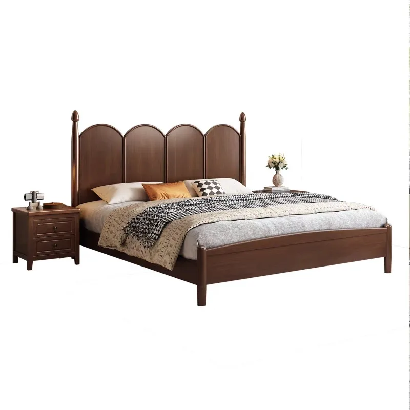 Solid wood bed 1.8 meters double bed master bedroom large simple American 1.5 meters small apartment
Solid wood bed 1.8 meters double bed master bedroom large simple American 1.5 meters small apartment
