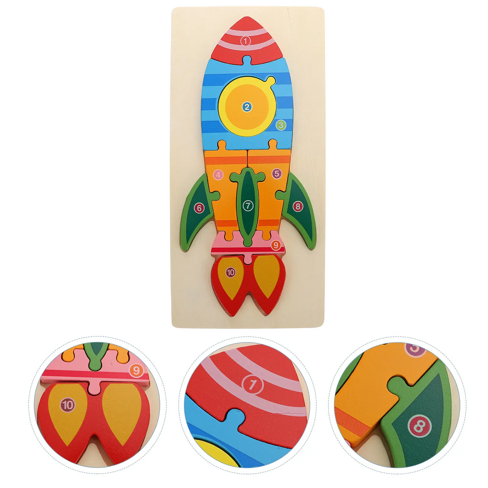 Kids Rocket Puzzle Brain Teaser Puzzles Educational Jigsaw Toy Children's Intelligent Plaything Blocks Rockets
Kids Rocket Puzzle Brain Teaser Puzzles Educational Jigsaw Toy Children's Intelligent Plaything Blocks Rockets