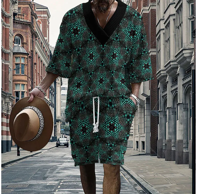 2024 Summer Fashion Men's Set New Casual Street 3D Men's Clothing V-neck Half-sleeve Tshirt And Shorts 2-piece Set Shipping Free
2024 Summer Fashion Men's Set New Casual Street 3D Men's Clothing V-neck Half-sleeve Tshirt And Shorts 2-piece Set Shipping Free