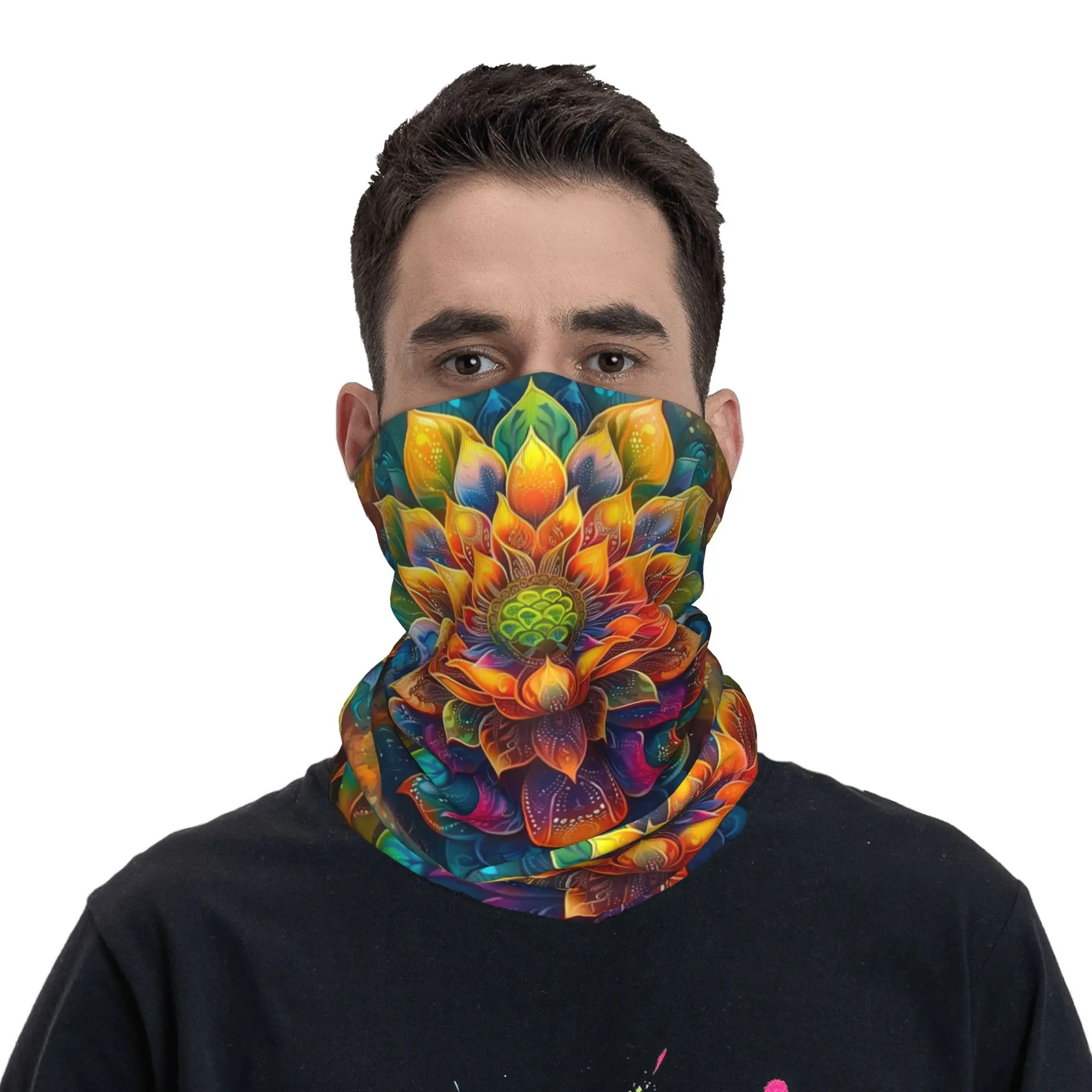 Mandala for Lotus Intricate Floral Design Boho Style Bandana Neck Gaiter Printed Face Scarf Face Mask Cycling Unisex Breathable
Mandala for Lotus Intricate Floral Design Boho Style Bandana Neck Gaiter Printed Face Scarf Face Mask Cycling Unisex Breathable