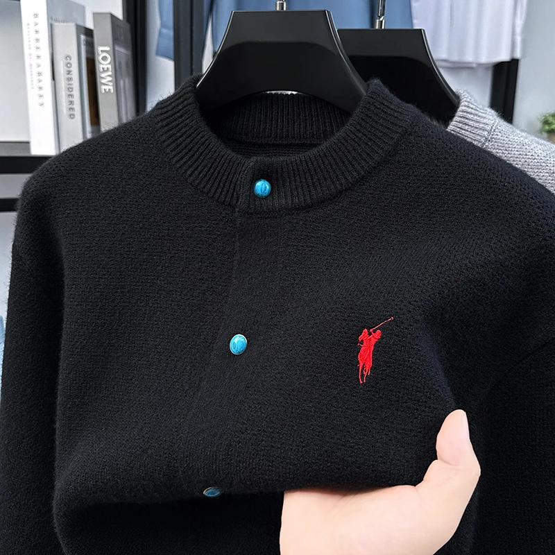 2026 New High-end Business Casual Cardigan Sweater Men's Versatile Outerwear Knitted Sweater Men's Coat
2026 New High-end Business Casual Cardigan Sweater Men's Versatile Outerwear Knitted Sweater Men's Coat