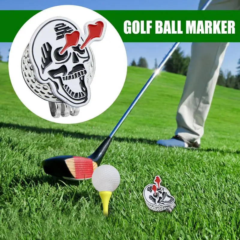 Маркер для гольфа с черепом, забавный маркер для мяча, металлический зажим для шляпы, металлический маленький зажим для шляпы, креативные забавные аксессуары для игры в гольф для женщин в гольф
Маркер для гольфа с черепом, забавный маркер для мяча, металлический зажим для шляпы, металлический маленький зажим для шляпы, креативные забавные аксессуары для игры в гольф для женщин в гольф