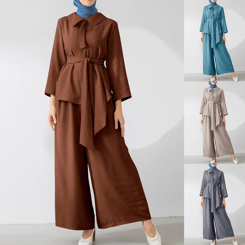 Women's Muslim Everyday Detachable Belt Eight Sleeve Acorn Waist Head With Pocke
Women's Muslim Everyday Detachable Belt Eight Sleeve Acorn Waist Head With Pocke