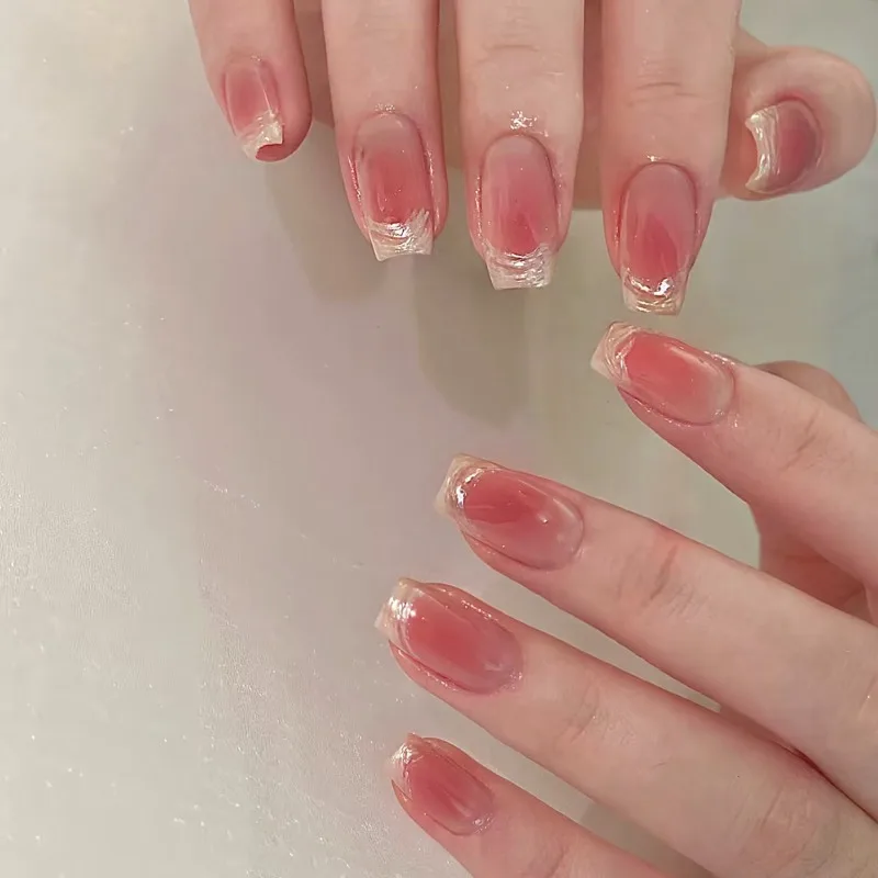 24pcs French Acrylic Press on Nails with Sticky Tabs Blush Beautiful nail Tips Fashion False Nails Holiday Prosthetic Nail Set
24pcs French Acrylic Press on Nails with Sticky Tabs Blush Beautiful nail Tips Fashion False Nails Holiday Prosthetic Nail Set