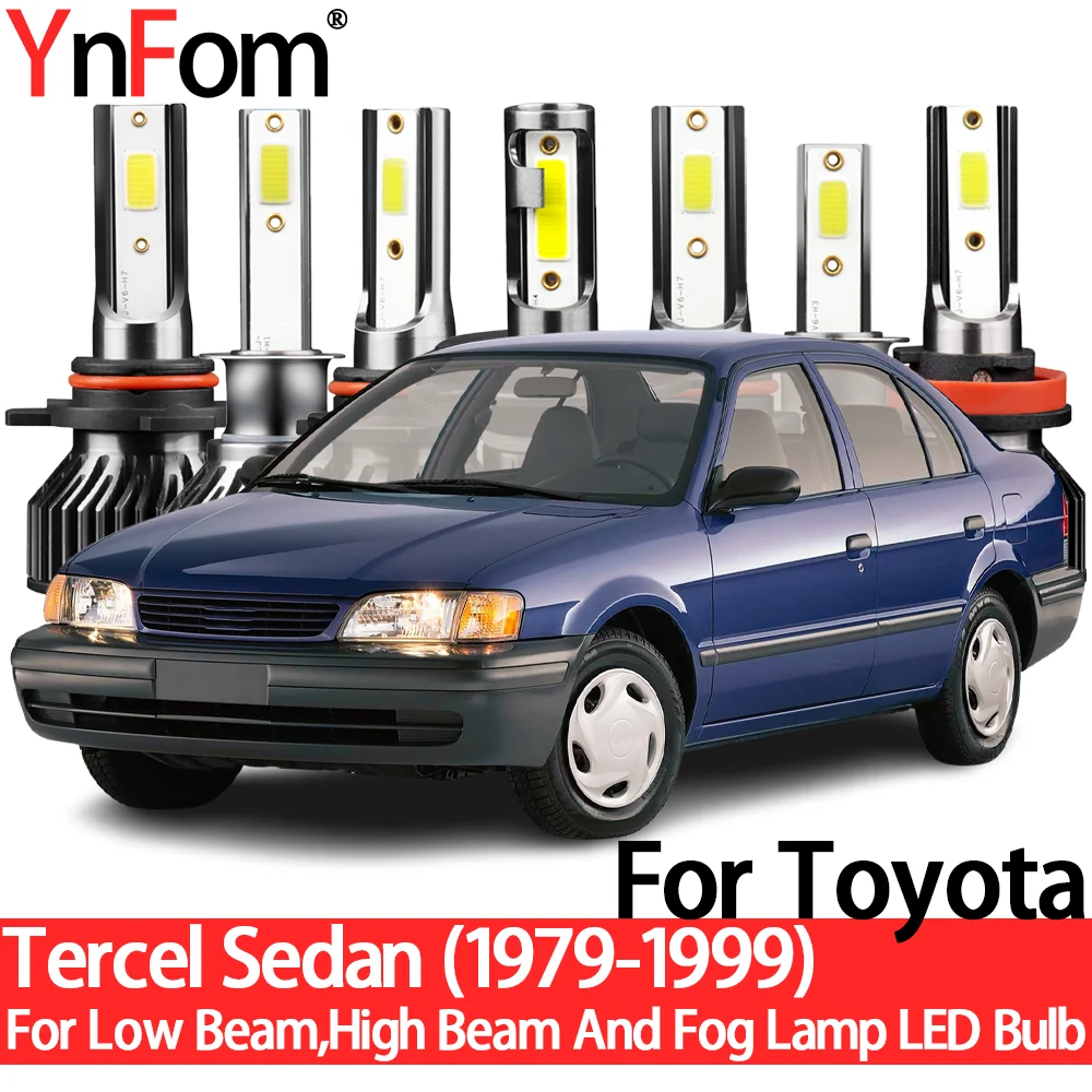 YnFom для Toyota Tercel Sedan 1979-1999 специальный LED набор ламп для передних фар ближнего света, дальнего света, противотуманных фар, автомобильные аксессуары
YnFom для Toyota Tercel Sedan 1979-1999 специальный LED набор ламп для передних фар ближнего света, дальнего света, противотуманных фар, автомобильные аксессуары