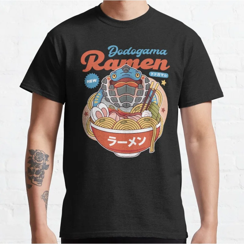 Dodogama Ramen Monster hunter world gift t shirt for men Cartoon Video game MHW Graphic Tee Y2K Clothes All size tops S-6XL
Dodogama Ramen Monster hunter world gift t shirt for men Cartoon Video game MHW Graphic Tee Y2K Clothes All size tops S-6XL