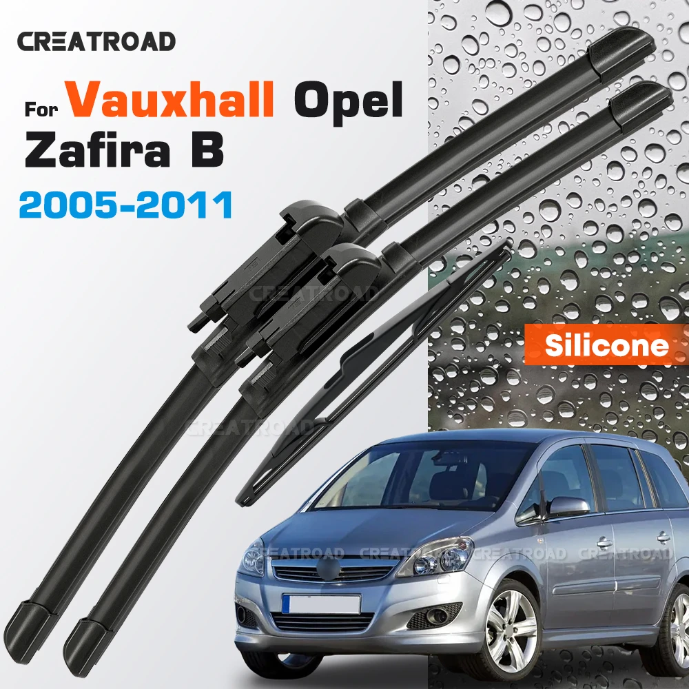 Silicone Wiper Blades Fit For Vauxhall Opel Zafira B 2005-2011 Coated Silent HD Wear-Resistant Windshield Wipers 28"+22"+14"
Silicone Wiper Blades Fit For Vauxhall Opel Zafira B 2005-2011 Coated Silent HD Wear-Resistant Windshield Wipers 28"+22"+14"