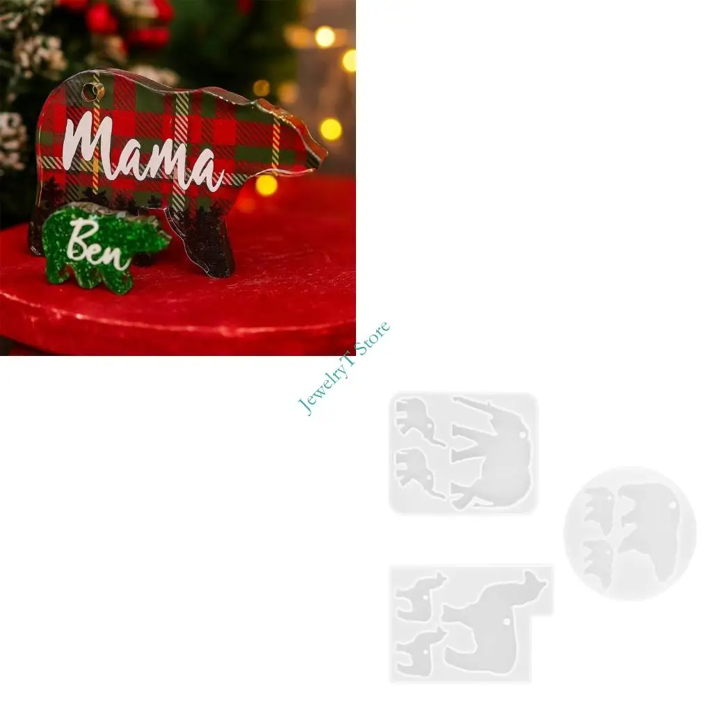 LX9D Flexible Silicone Animal Pendant Mold For Elephant Bear Charm Resin Casting Craft
LX9D Flexible Silicone Animal Pendant Mold For Elephant Bear Charm Resin Casting Craft