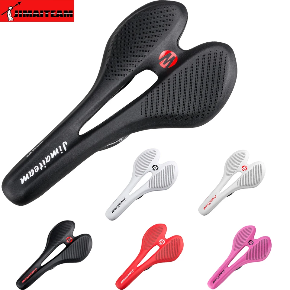 New JIMAITEAM full carbon fiber full foreskin seat cushion, bicycle saddle riding equipment
New JIMAITEAM full carbon fiber full foreskin seat cushion, bicycle saddle riding equipment