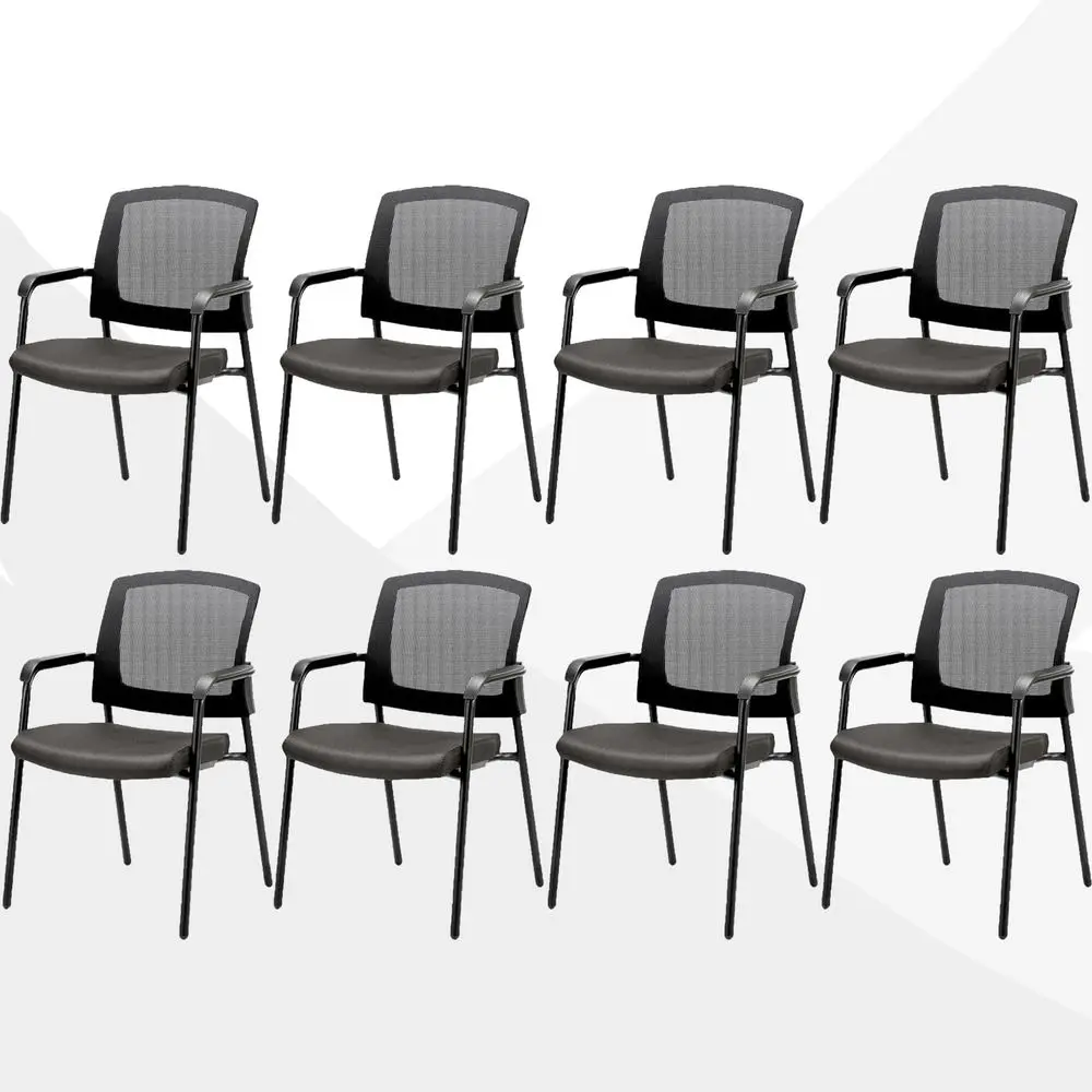 New Classic Reception Guest Chair with Mesh Back and Armrests, Ergonomic Stacking Chair with Thickened Seat Cushion for Office
New Classic Reception Guest Chair with Mesh Back and Armrests, Ergonomic Stacking Chair with Thickened Seat Cushion for Office