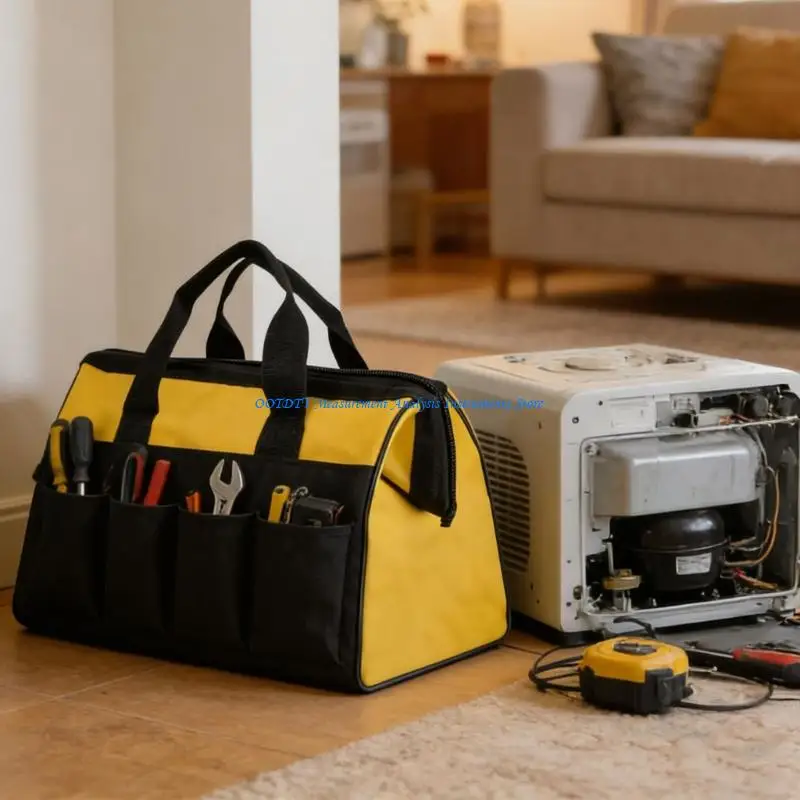 367D 14inch Wide Mouth Tool Bag Large Capacity Tool Bag for Men Portable Home
367D 14inch Wide Mouth Tool Bag Large Capacity Tool Bag for Men Portable Home