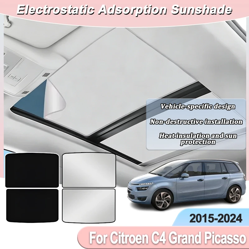 For Citroen C4 Grand Picasso 2015~2024 2019 Car Sunroof Protection Electrostatic Adsorption Skylight Sun Covers Auto Accessories
For Citroen C4 Grand Picasso 2015~2024 2019 Car Sunroof Protection Electrostatic Adsorption Skylight Sun Covers Auto Accessories