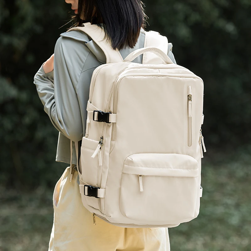 Women Travel Backpack Large Capacity 17 Inch Laptop Backpack Waterproof With Dry-Wet Separation Front Bag Shoe Compartments
Women Travel Backpack Large Capacity 17 Inch Laptop Backpack Waterproof With Dry-Wet Separation Front Bag Shoe Compartments