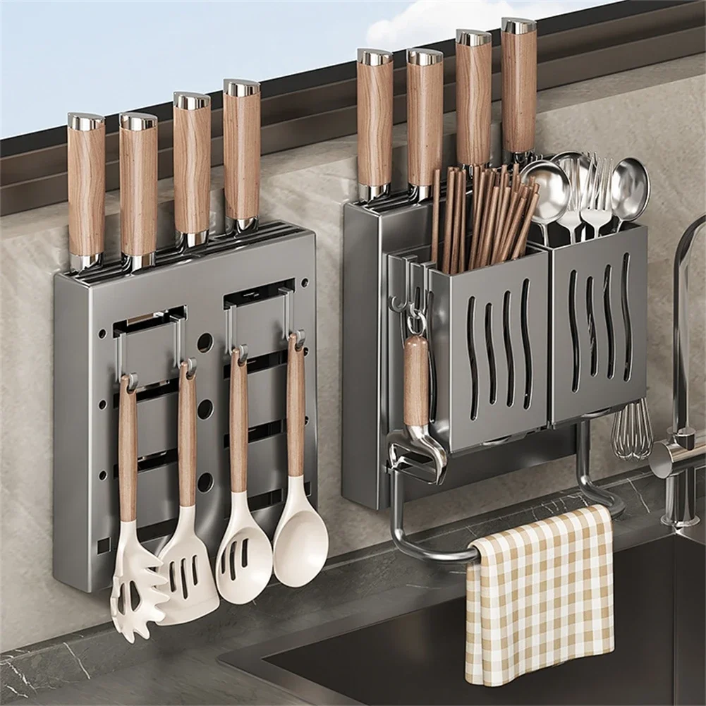Kitchen Utensil Rack Multifunctional Draining Chopstick Holder Wall-Mounted Cutlery Storage Box Cutlery Draining Rack
Kitchen Utensil Rack Multifunctional Draining Chopstick Holder Wall-Mounted Cutlery Storage Box Cutlery Draining Rack