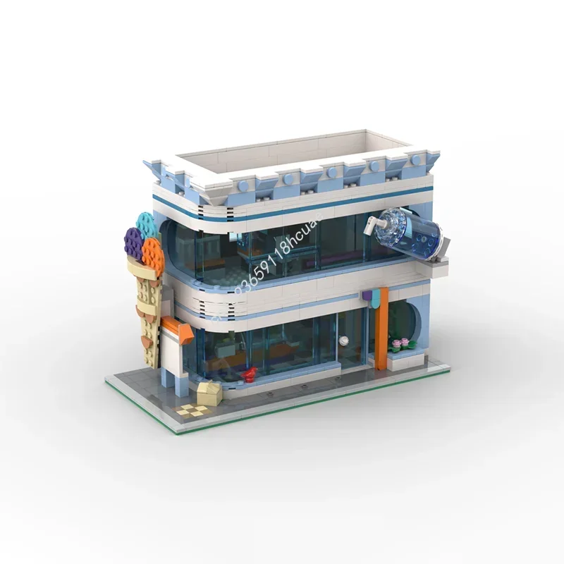 MOC Custom Modular Building Corner City Dessert Street View Model Building Block Diy Creative Assembly Bricks Kid present
MOC Custom Modular Building Corner City Dessert Street View Model Building Block Diy Creative Assembly Bricks Kid present